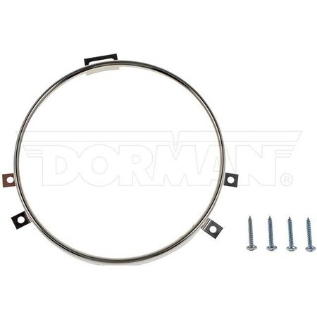 MOTORMITE ROUND HEADLAMP RETAINING RING WITH 4 RET 42406